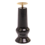 Подсвечник из натурального камня змеевик чёрного цвета Stone Candlestick варинант исполнения - 1 | Loft Concept в Нижнем Новгороде
