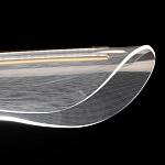 Люстра линейная с прозрачным волнообразным плафоном Wave Line варинант исполнения - 6 | Loft Concept в Нижнем Новгороде