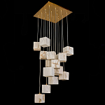 Люстра подвесная с квадратными плафонами из натурального камня Glowing Spheres варинант исполнения - 3 | Loft Concept в Нижнем Новгороде