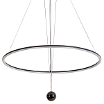 Светодиодная люстра Black LED Circle and Ball Lamp варинант исполнения - 1 | Loft Concept в Нижнем Новгороде