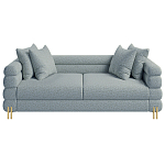 Дизайнерский Диван Lancaster Серо-голубое букле варинант исполнения - 3 | Loft Concept в Нижнем Новгороде