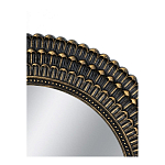 Зеркало круглое с текстурированным дизайном рамы Helios варинант исполнения - 4 | Loft Concept в Нижнем Новгороде