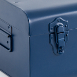 Металлический сундук Metal Dark Blue варинант исполнения - 4 | Loft Concept в Нижнем Новгороде
