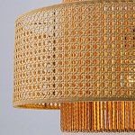 Подвесной светильник с абажуром из плтеного бамбука Light Inside the Cell варинант исполнения - 4 | Loft Concept в Нижнем Новгороде