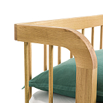 Кровать из массива дуба с пружинным блоком Mateta варинант исполнения - 6 | Loft Concept в Нижнем Новгороде