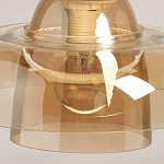 Подвесной светильник с двухъярусным плафоном цвета янтарь Honey Layer варинант исполнения - 8 | Loft Concept в Нижнем Новгороде