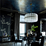 Обои ручная роспись Bamboo Special Colourway on Pitch dyed silk варинант исполнения - 2 | Loft Concept в Нижнем Новгороде