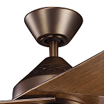 Потолочный вентилятор с тремя угловатыми лопастями Kichler варинант исполнения - 2 | Loft Concept в Нижнем Новгороде