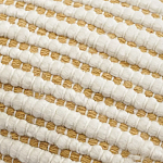 Чехол на подушку горчичного цвета с бахромой и объемным узором Ethnic mix варинант исполнения - 2 | Loft Concept в Нижнем Новгороде