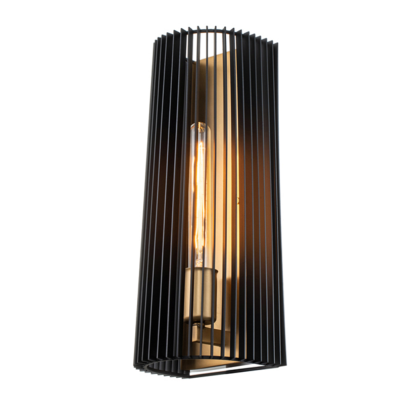 Бра с черными вертикальными линиями Kichler Латунь Черный в Нижнем Новгороде | Loft Concept 