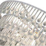 Люстра подвесная круглая с молочными стеклянными подвесками в форме капель Droplet Chandelier варинант исполнения - 3 | Loft Concept в Нижнем Новгороде