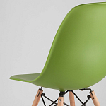Пластиковый стул на ножках из массива бука Eames Green варинант исполнения - 3 | Loft Concept в Нижнем Новгороде
