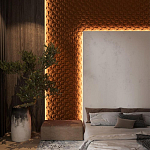 Гипсовая 3D Панель M-43 варинант исполнения - 1 | Loft Concept в Нижнем Новгороде