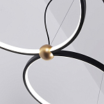 Люстра подвесная светодиодная черный металл Ring Horizontal варинант исполнения - 14 | Loft Concept в Нижнем Новгороде