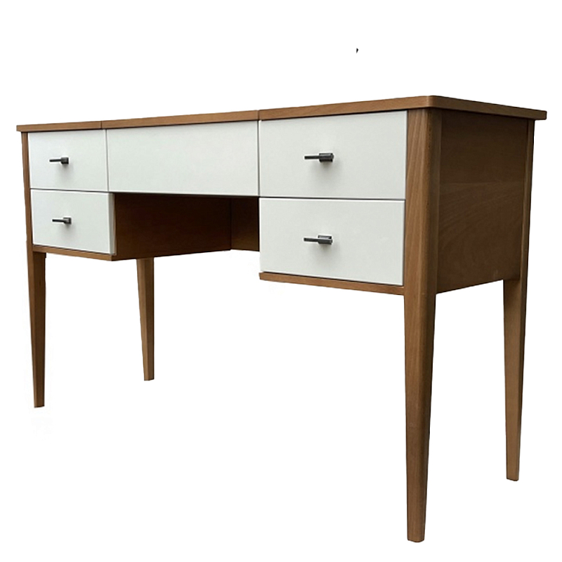 Стол письменный из массива бука Tasteful Furniture Table Коричневый Слоновая кость  в Нижнем Новгороде | Loft Concept 