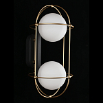 Бра настенное с 2 белыми плафонами Karina варинант исполнения - 3 | Loft Concept в Нижнем Новгороде