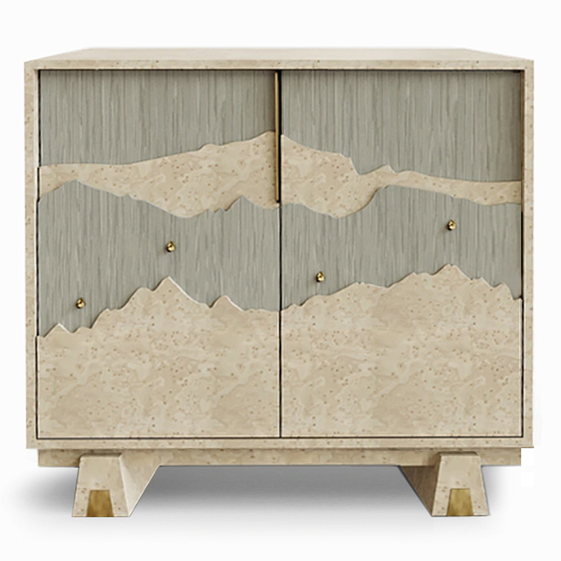 Буфет Okinawa Taupe  Бежевый Серый Золотой в Нижнем Новгороде | Loft Concept 