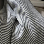 Плед из шерсти мериноса серого цвета 130×180 см Gray Waves варинант исполнения - 6 | Loft Concept в Нижнем Новгороде