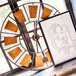 Часы настенные из металла в стиле лофт Clock with History варинант исполнения - 3 | Loft Concept в Нижнем Новгороде