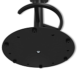 Барный стул вращающийся со спинкой и подлокотниками Douglas Rhombus Черный Велюр варинант исполнения - 8 | Loft Concept в Нижнем Новгороде