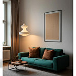 Подвесной вязаный белый светильник «Моника» варинант исполнения - 2 | Loft Concept в Нижнем Новгороде