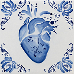 Плитка с узором Мое сердце варинант исполнения - 2 | Loft Concept в Нижнем Новгороде