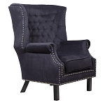 Кресло Charlie Armchair black velour варинант исполнения - 1 | Loft Concept в Нижнем Новгороде