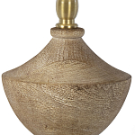Настольная лампа деревянная с белым абажуром Wooden Table Lamp варинант исполнения - 3 | Loft Concept в Нижнем Новгороде