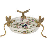 Блюдо фарфоровое Полет стрекоз Jita варинант исполнения - 1 | Loft Concept в Нижнем Новгороде