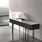 Консоль чёрная с позолоченной центральной частью Beyond Console варинант исполнения - 2 | Loft Concept в Нижнем Новгороде