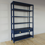 Стеллаж с двумя ящиками Elsa Dreams Blue варинант исполнения - 1 | Loft Concept в Нижнем Новгороде