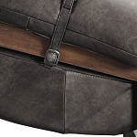 Кресло Duncan винтажная черная кожа варинант исполнения - 5 | Loft Concept в Нижнем Новгороде