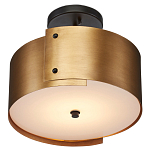 Потолочный светильник круглый светодиодный Semicircular Gold Panels старинная латунь варинант исполнения - 2 | Loft Concept в Нижнем Новгороде