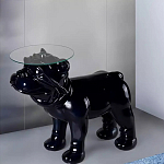 Дизайнерский журнальный стол с основанием в виде собаки Tufetic варинант исполнения - 1 | Loft Concept в Нижнем Новгороде