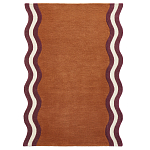 Ковер с оригинальной волнистой отделкой Woven from Wool варинант исполнения - 1 | Loft Concept в Нижнем Новгороде