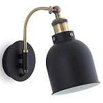 Бра с черным плафоном из металла Roomsy варинант исполнения - 1 | Loft Concept в Нижнем Новгороде