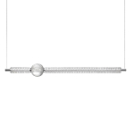 Подвесной светильник линейный с шарообразным рифленым плафоном Crystal Globule варинант исполнения - 1 | Loft Concept в Нижнем Новгороде