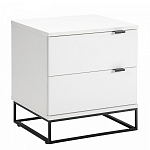 Тумба прикроватная белая с ящиками Strict Lines варинант исполнения - 1 | Loft Concept в Нижнем Новгороде
