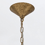 Люстра подвесная с круглыми дисками из серого фактурного стекла с белым матовым шаром внутри Quintiesse варинант исполнения - 4 | Loft Concept в Нижнем Новгороде