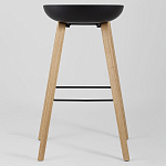 Барный стул на ножках из натурального дерева Boras Black варинант исполнения - 4 | Loft Concept в Нижнем Новгороде