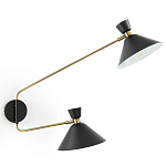Бра с 2-мя поворотными плафонами Davy Duo Wall Lamp варинант исполнения - 1 | Loft Concept в Нижнем Новгороде