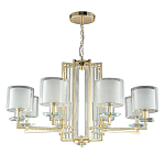 Люстра с 8-ю цилиндрическими плафонами из стекла Laurent варинант исполнения - 5 | Loft Concept в Нижнем Новгороде