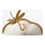 Ваза из фарфора с бронзовой стрекозой  Paradise Dragonfly варинант исполнения - 4 | Loft Concept в Нижнем Новгороде