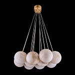 Люстра подвесная круглая с сферическими плафонами из натурального камня Glowing Spheres варинант исполнения - 12 | Loft Concept в Нижнем Новгороде