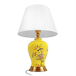 Настольная лампа желтая с изображением птиц Slip Away варинант исполнения - 3 | Loft Concept в Нижнем Новгороде