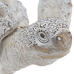 Статуэтка черепаха с ажурным панцирем и детализированной текстурой в белом цвете Marine Accessories варинант исполнения - 5 | Loft Concept в Нижнем Новгороде