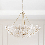 Люстра декорированная цветами из стекла Lightness of Flowers варинант исполнения - 2 | Loft Concept в Нижнем Новгороде