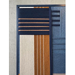 Панно из шнура Синяя геометрическая абстракция wall panel line Blue варинант исполнения - 3 | Loft Concept в Нижнем Новгороде