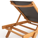 Шезлонг из текстиля и эвкалипта Power of Nature варинант исполнения - 4 | Loft Concept в Нижнем Новгороде