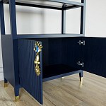 Стеллаж со стеклянными полками Elsa Dreams Blue варинант исполнения - 5 | Loft Concept в Нижнем Новгороде